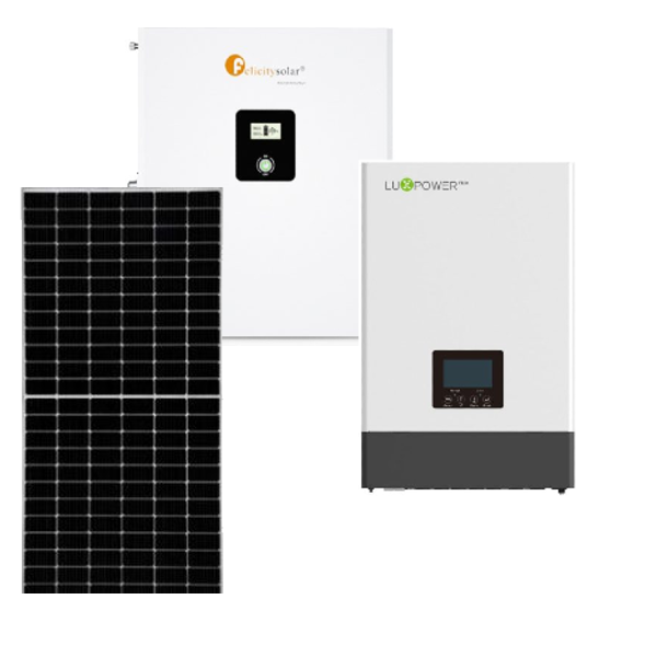 Picture of a 5KW Basic solar bundle
